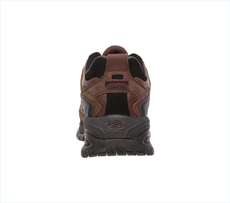  Men Work: Relaxed Fit Soft Stride - Constructor II Comp Toe Brown