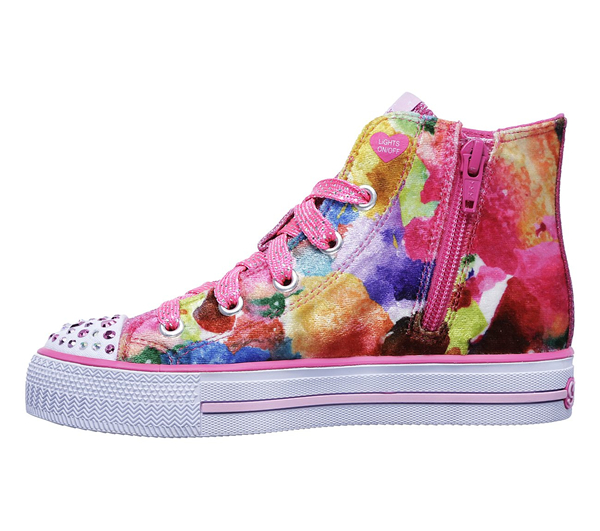  Girls Twinkle Toes: Shuffles - Pom Pom Pizazz Pink/Multi