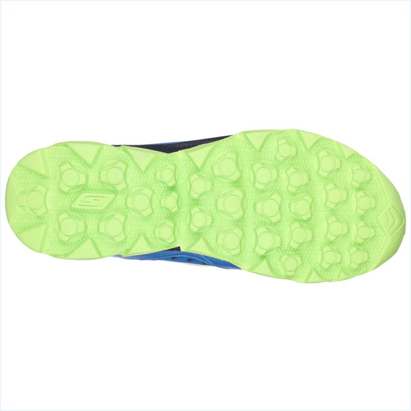  Men Extra Wide Fit (4E) Shoes - Ultra Blue/Lime