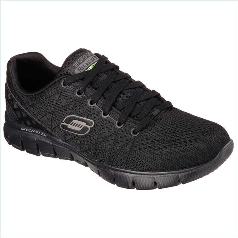  Men Extra Wide Fit (4E) Shoes - Skech-Flex Black