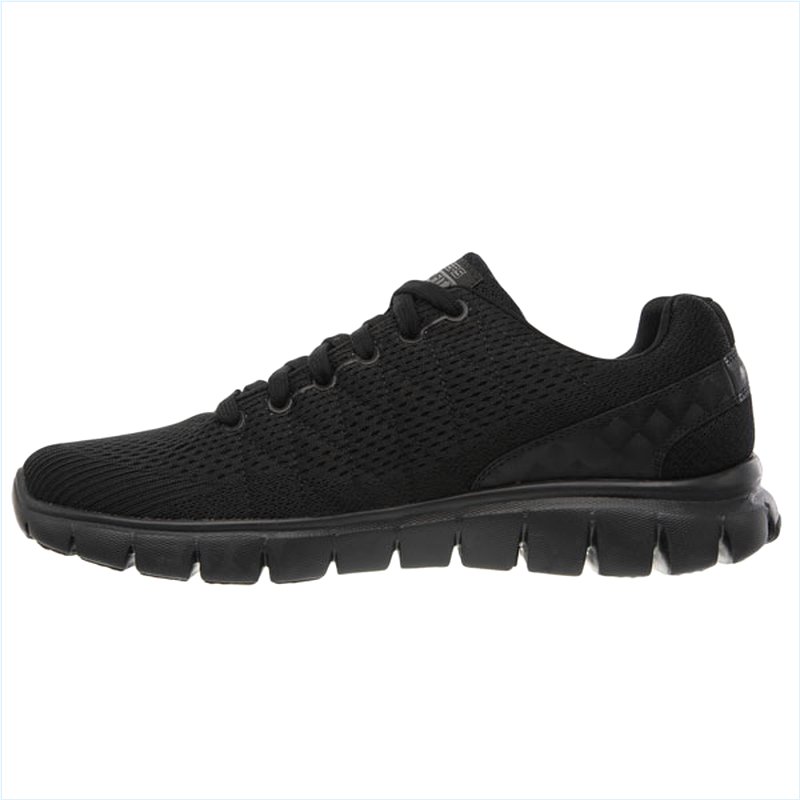  Men Extra Wide Fit (4E) Shoes - Skech-Flex Black