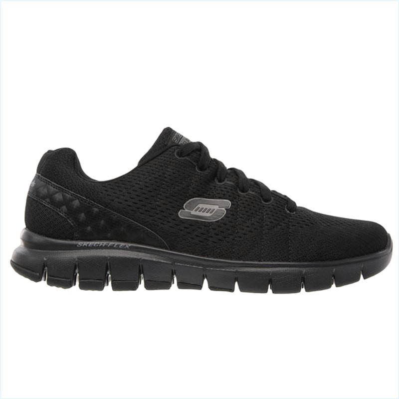  Men Extra Wide Fit (4E) Shoes - Skech-Flex Black