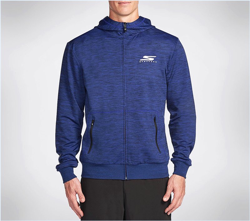  Men Elevation Zip Jacket Blue