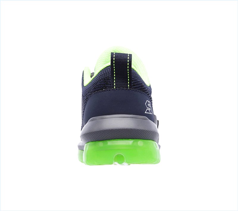  Boys Skech-Air Street Navy/Lime