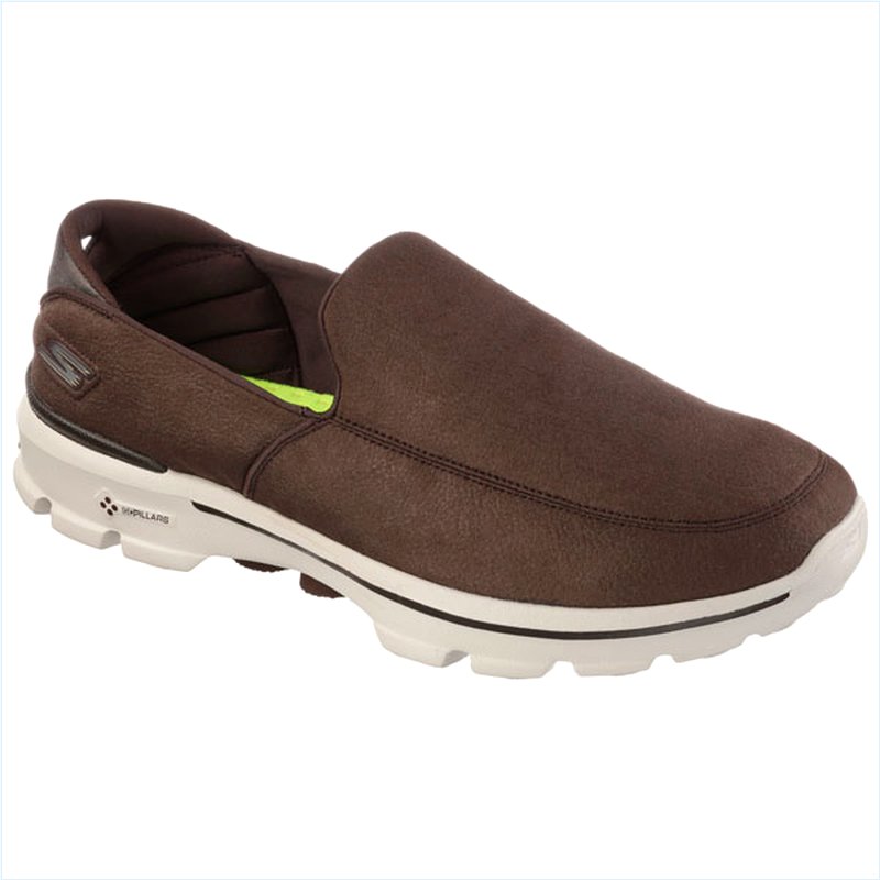  Men Extra Wide Fit (4E) Shoes - LT Chocolate