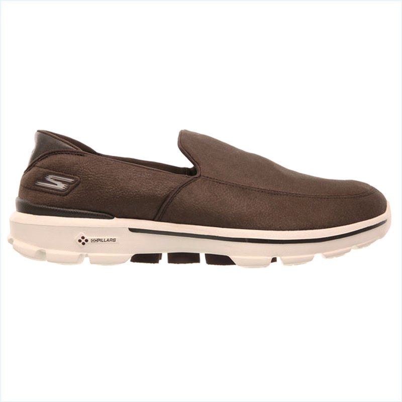  Men Extra Wide Fit (4E) Shoes - LT Chocolate