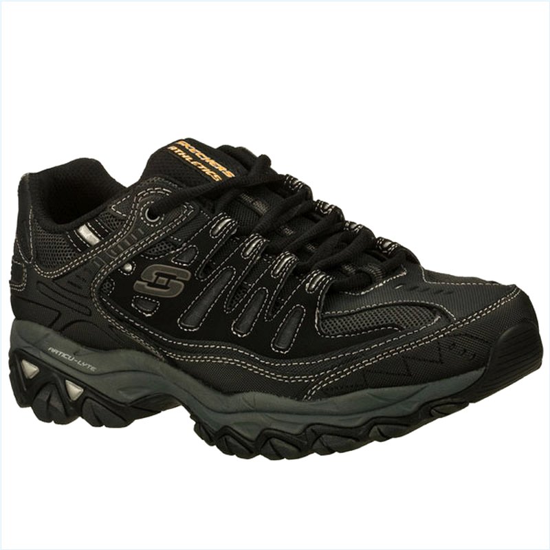  Men Wide Fit (2E) Shoes - Black/Charcoal