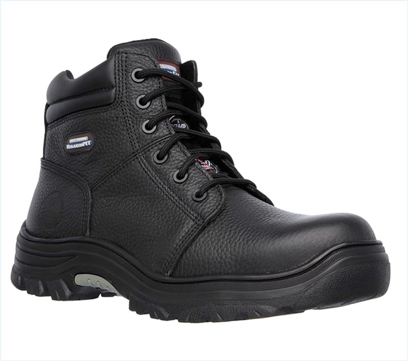  Men Work: Relaxed Fit Burgin Comp Toe Black