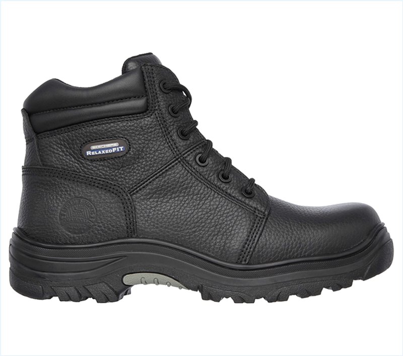  Men Work: Relaxed Fit Burgin Comp Toe Black