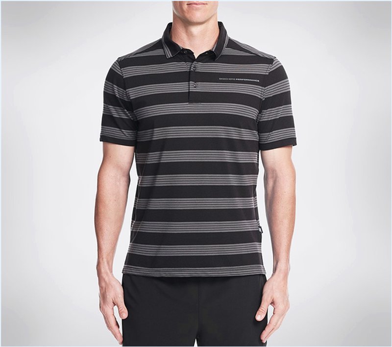  Men On the GO Del Mar Polo Shirt Black