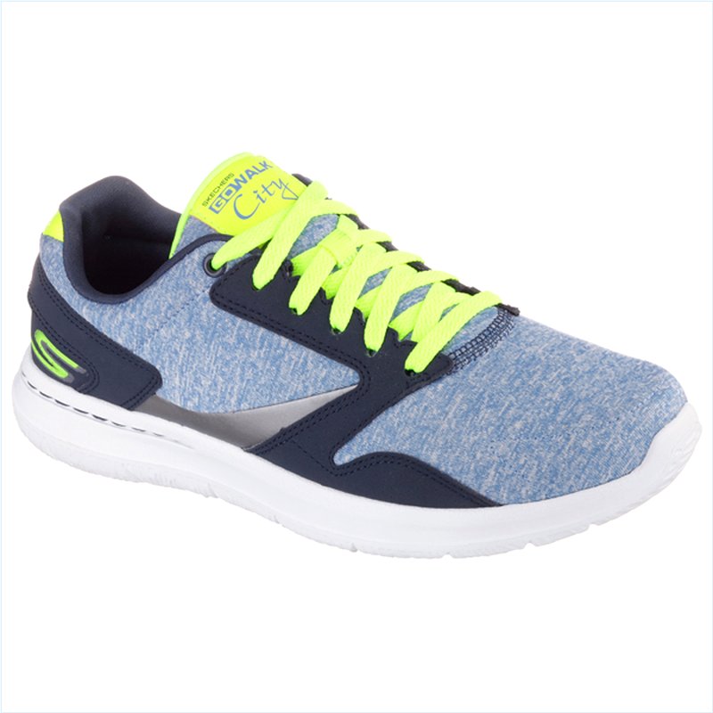  Women GOwalk City - Uptown Navy/Lime