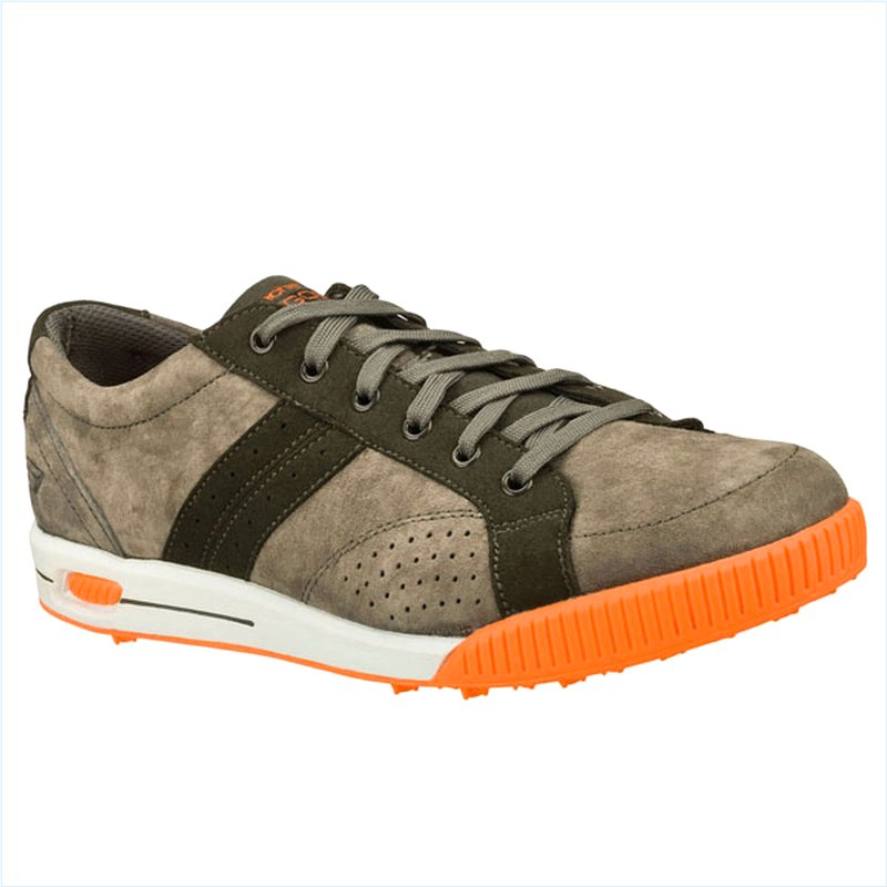  Men Extra Wide Fit (4E) Shoes - Drive Charcoal/Orange