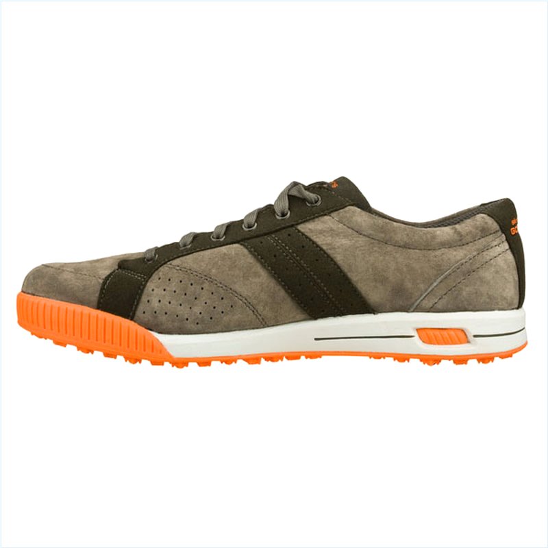  Men Extra Wide Fit (4E) Shoes - Drive Charcoal/Orange