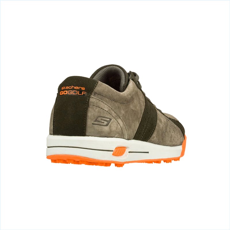  Men Extra Wide Fit (4E) Shoes - Drive Charcoal/Orange