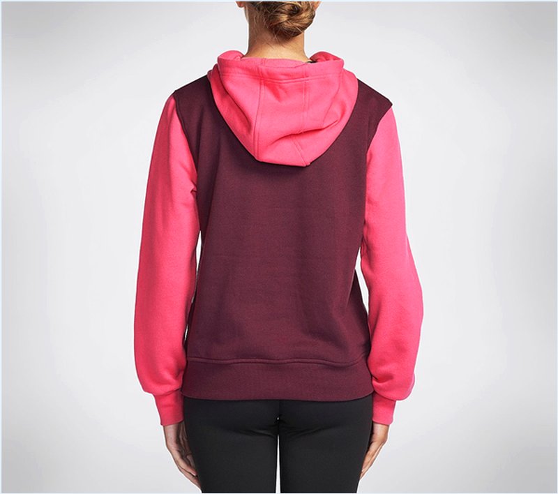  Women Launch Popover Hoodie Burgundy