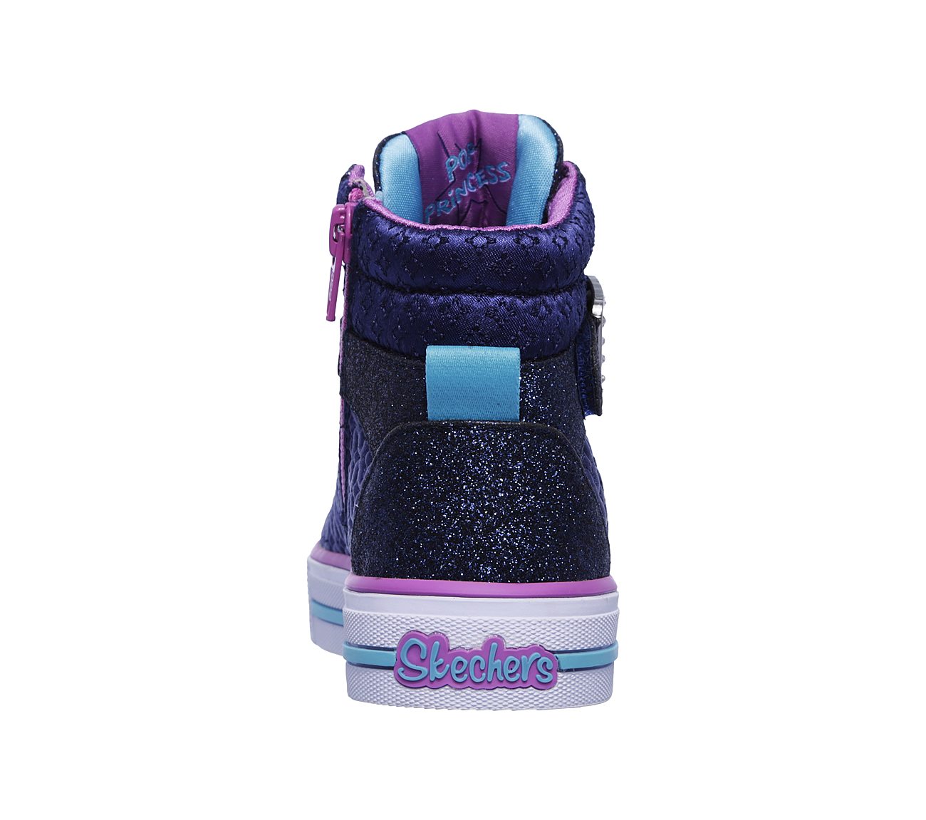  Girls Twinkle Toes: Shuffles - Twinkle Charm Navy/Turquoise