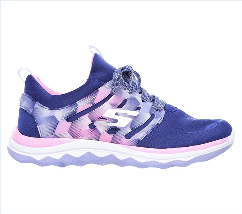  Girls Diamond Runner Navy/Hot Pink