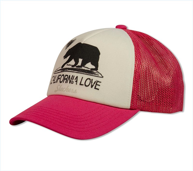  Women Cali Trucker Hat Pink