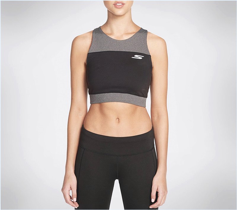  Women Balance Cropped Top Black