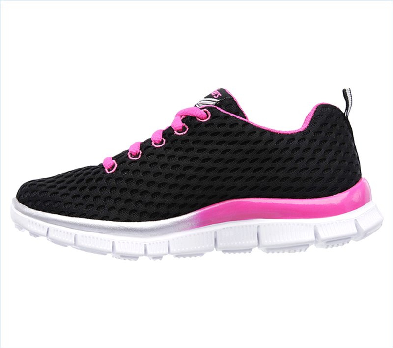  Girls Skech Appeal - Rushing Racer Black/Hot Pink