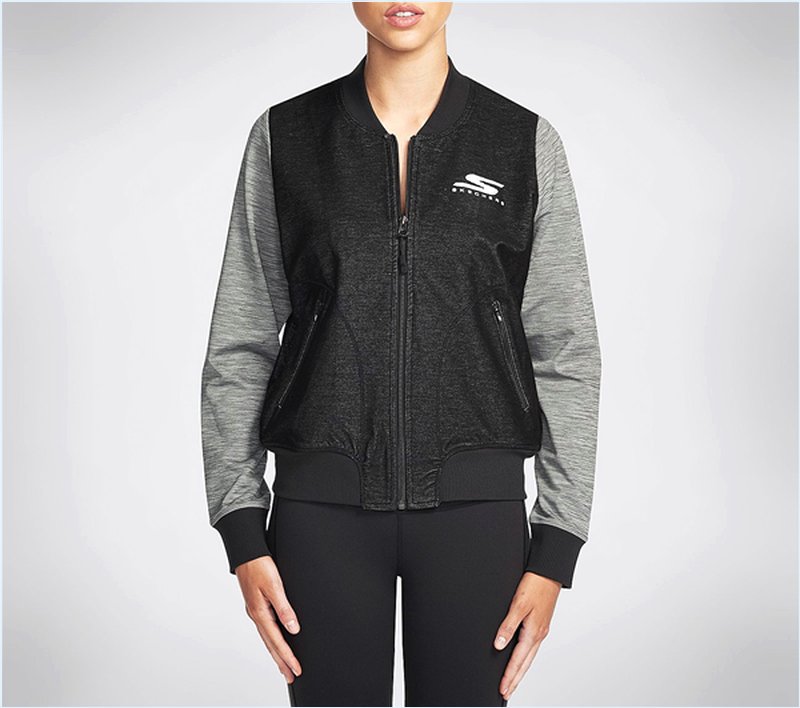  Women GO Walk Bomber Jacket Black