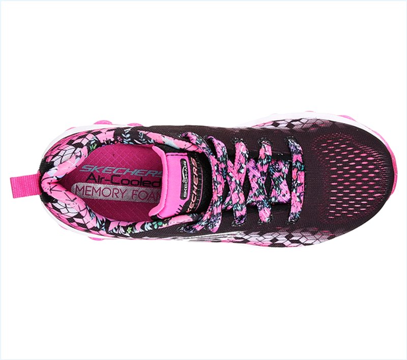  Girls Skech-Air - Fade Fly Black/Hot Pink