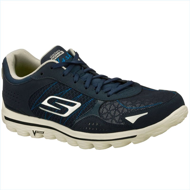  Men Extra Wide Fit (4E) Shoes - Flash Navy/Gray