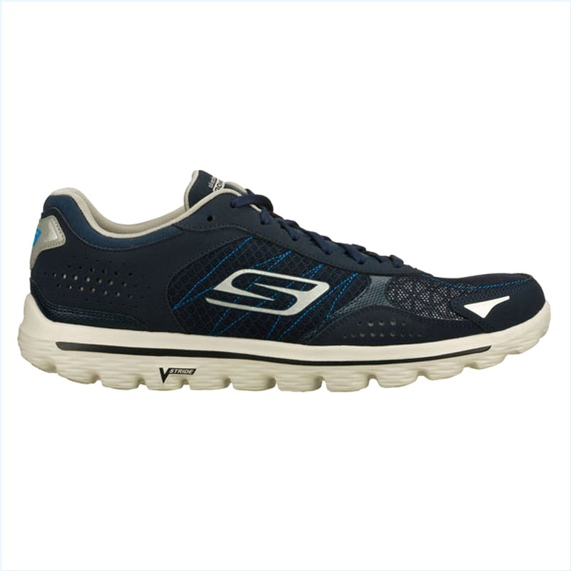  Men Extra Wide Fit (4E) Shoes - Flash Navy/Gray