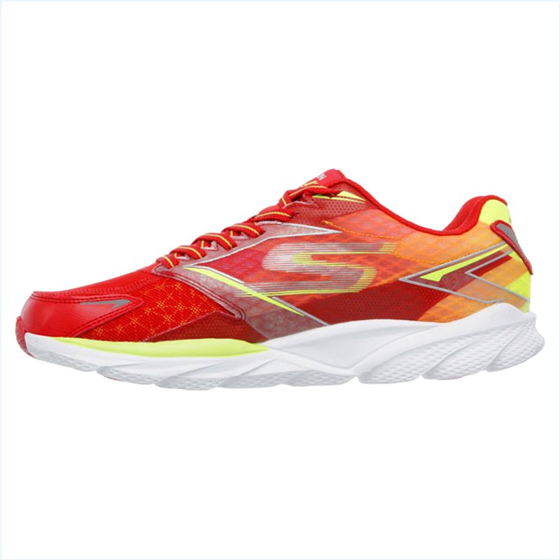  Men Extra Wide Fit (4E) Shoes - Ride Red/Lime