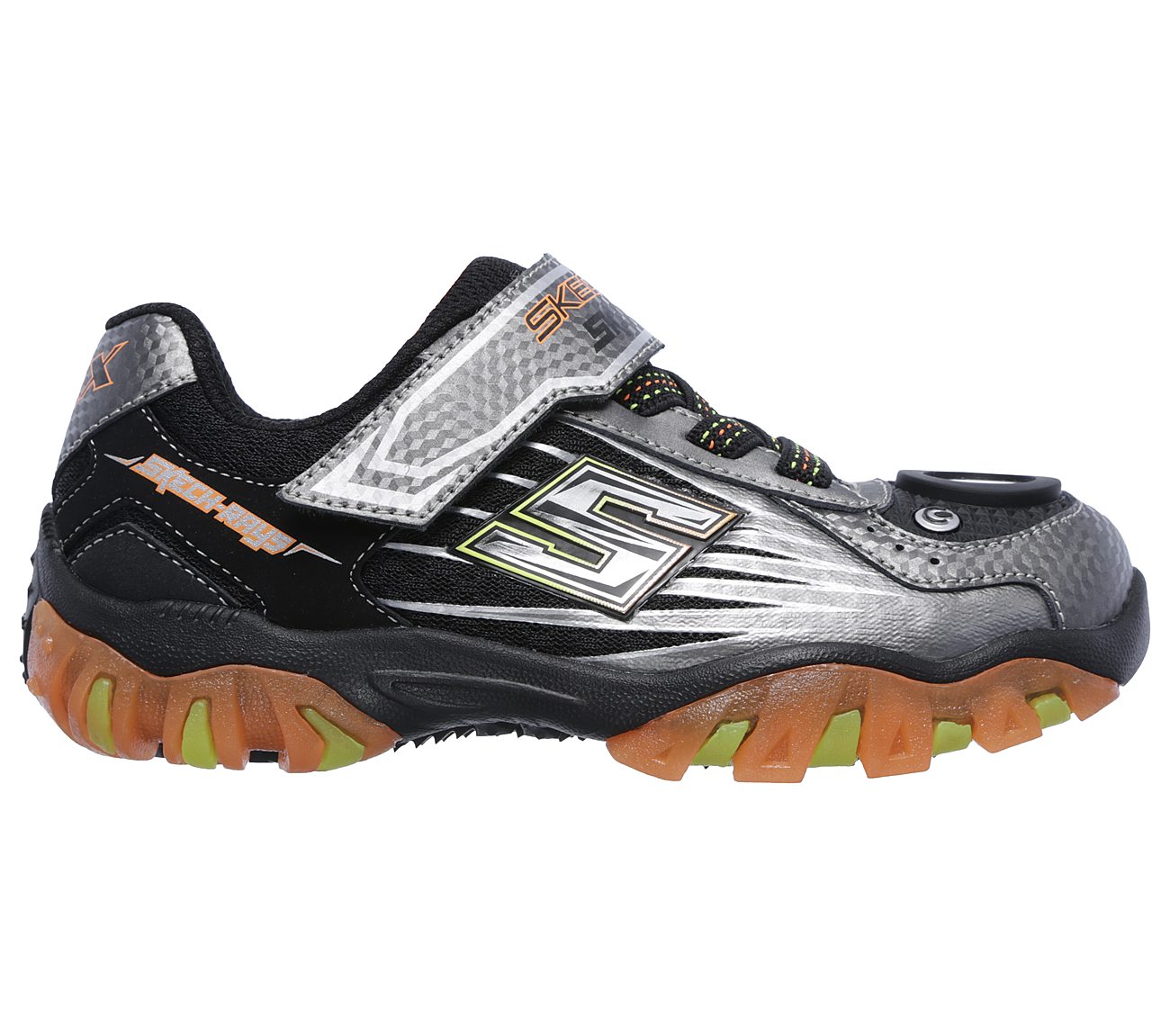  Boys Lights: Street Lightz 2.0 - Skech Rayz Gunmetal/Orange