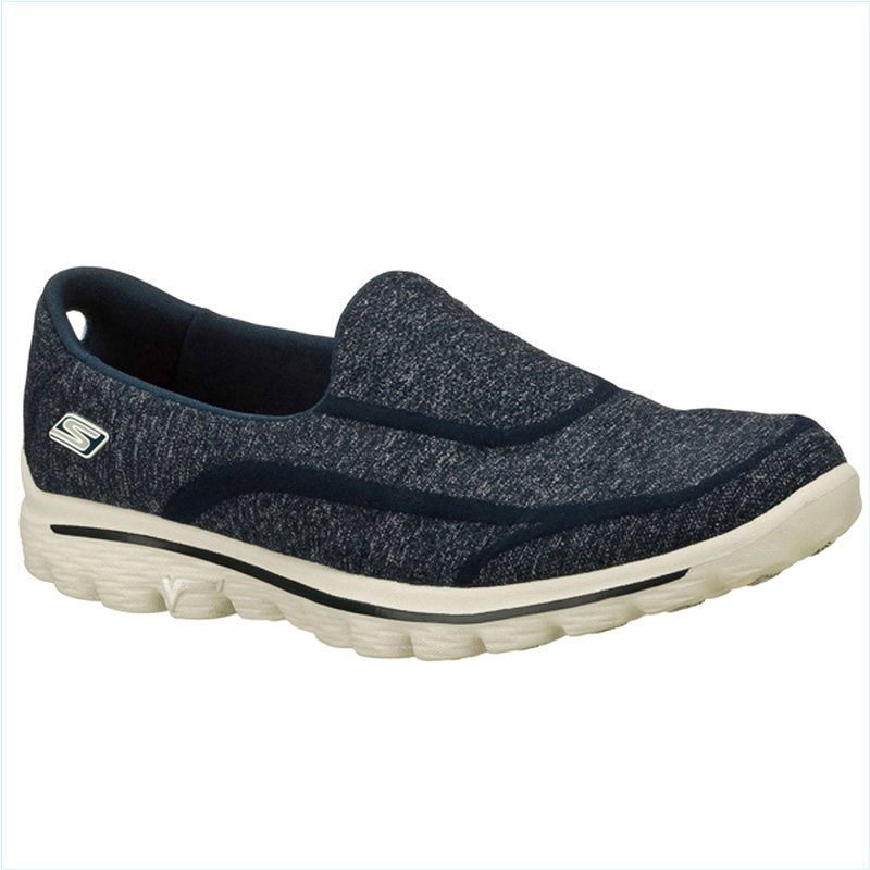  Women GOwalk 2 - Super Sock Navy/Gray