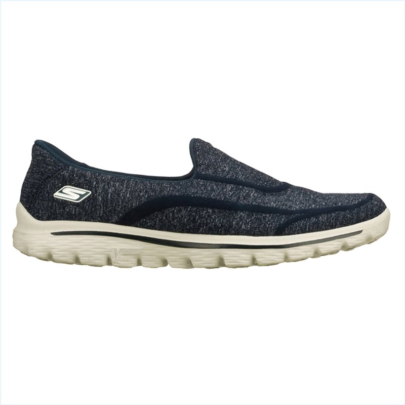  Women GOwalk 2 - Super Sock Navy/Gray