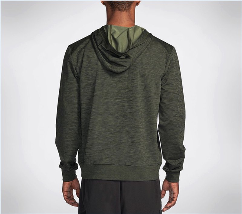  Men Elevation Zip Jacket Green