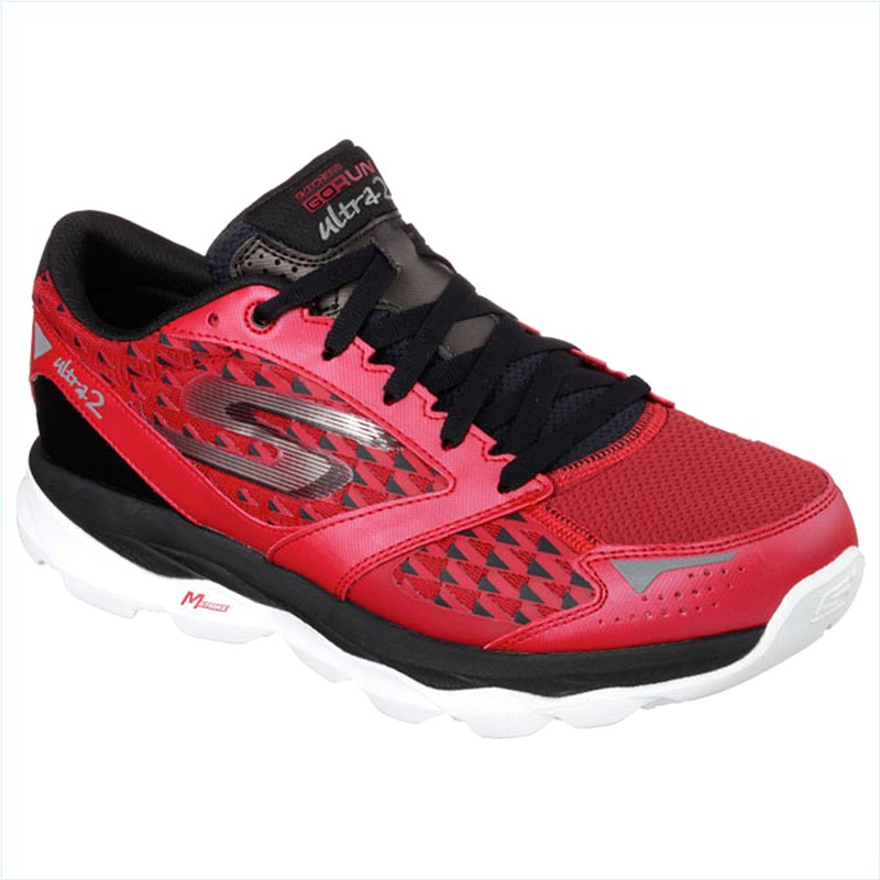  Men Extra Wide Fit (4E) Shoes - Ultra Red/Black