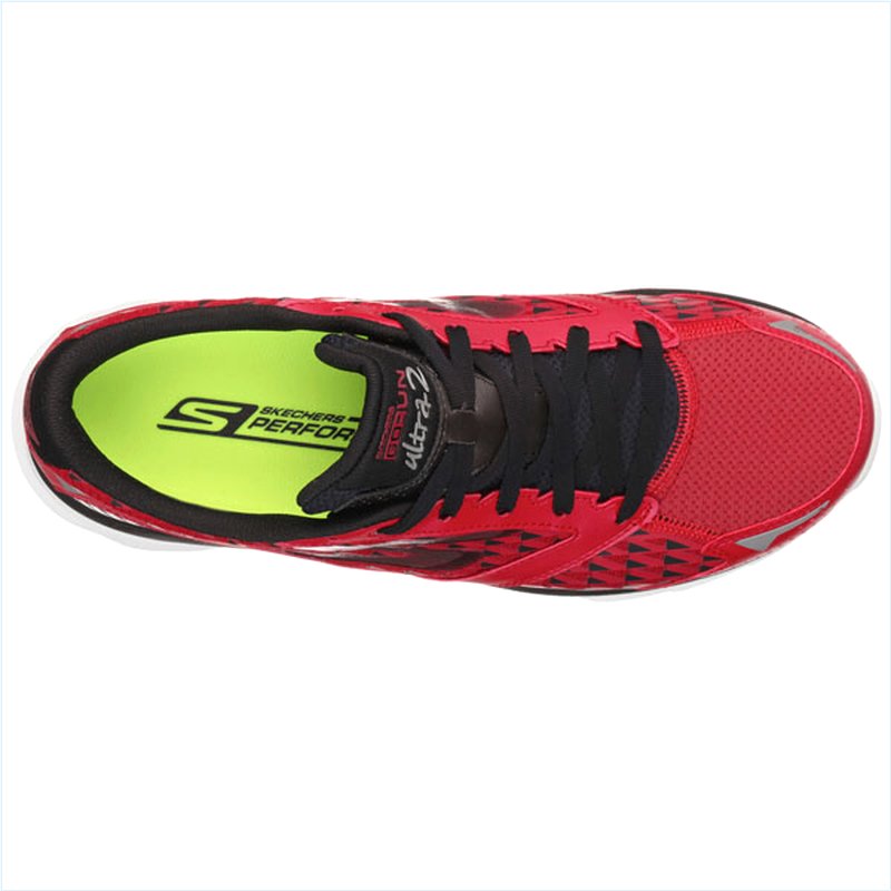  Men Extra Wide Fit (4E) Shoes - Ultra Red/Black