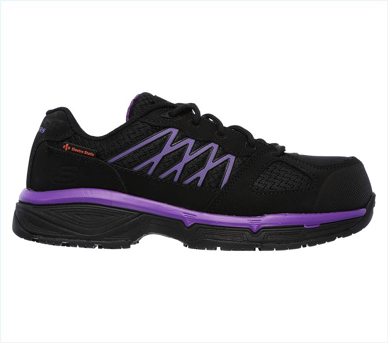  Women Work Relaxed Fit: Conroe - Kriel ESD Black/Purple