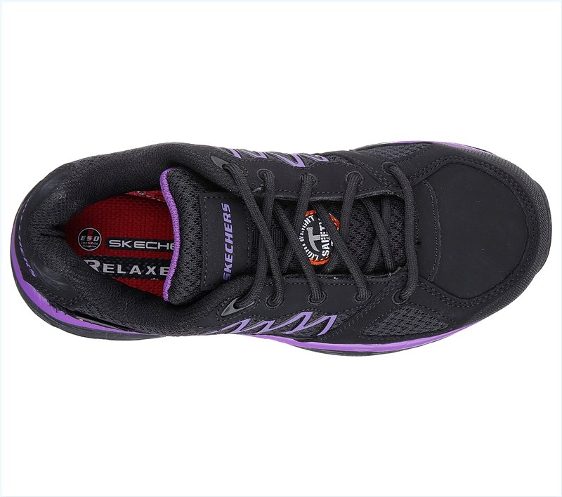  Women Work Relaxed Fit: Conroe - Kriel ESD Black/Purple