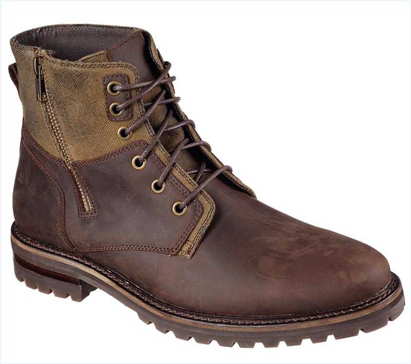  Men Boots: Briggs Brown/Tan