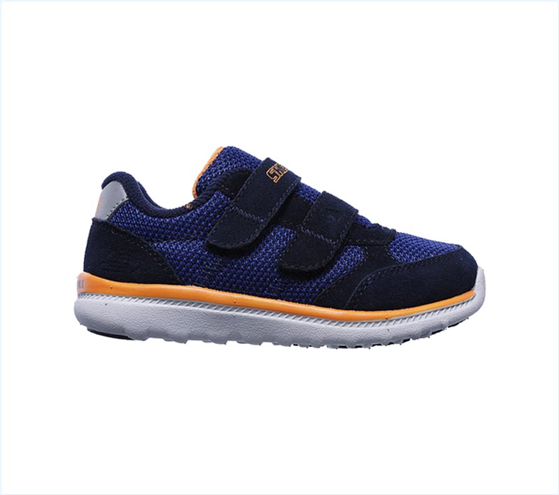  Boys Skech-Trax- Retro Shift Navy/Blue