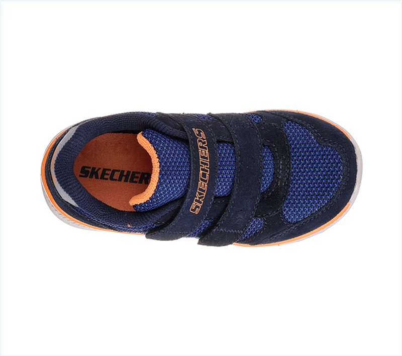  Boys Skech-Trax- Retro Shift Navy/Blue