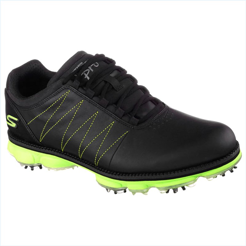  Men Extra Wide Fit (4E) Shoes - Matt Kuchar Official Black/Lime