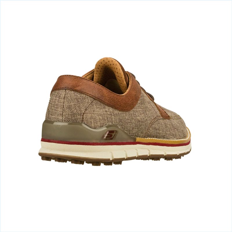  Men Extra Wide Fit (4E) Shoes - Eagle Brown/Multi