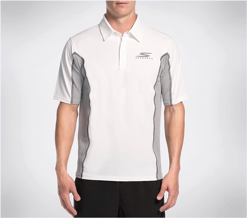  Men GO Golf Sherwood Polo Shirt White