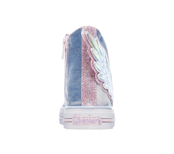  Girls Twinkle Toes: Shuffles - Wonder Wings Light Blue/Pink