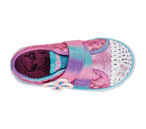  Girls Twinkle Toes: Shuffles - Snazzy Skips Pink/Turquoise