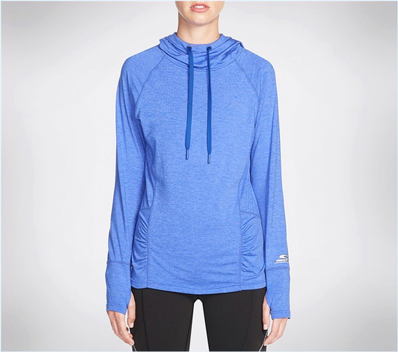  Women Ridge Hoodie Sweatshirt Blue