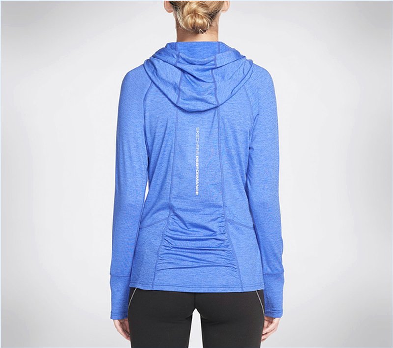  Women Ridge Hoodie Sweatshirt Blue