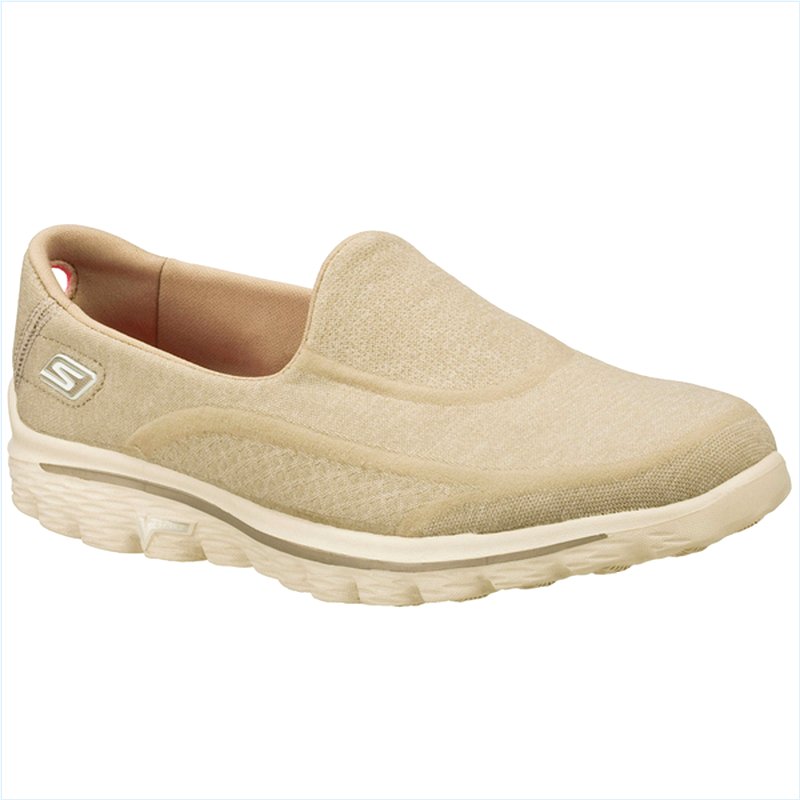  Women GOwalk 2 - Super Sock Taupe