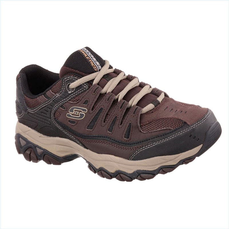  Men Wide Fit (2E) Shoes - Brown/Taupe