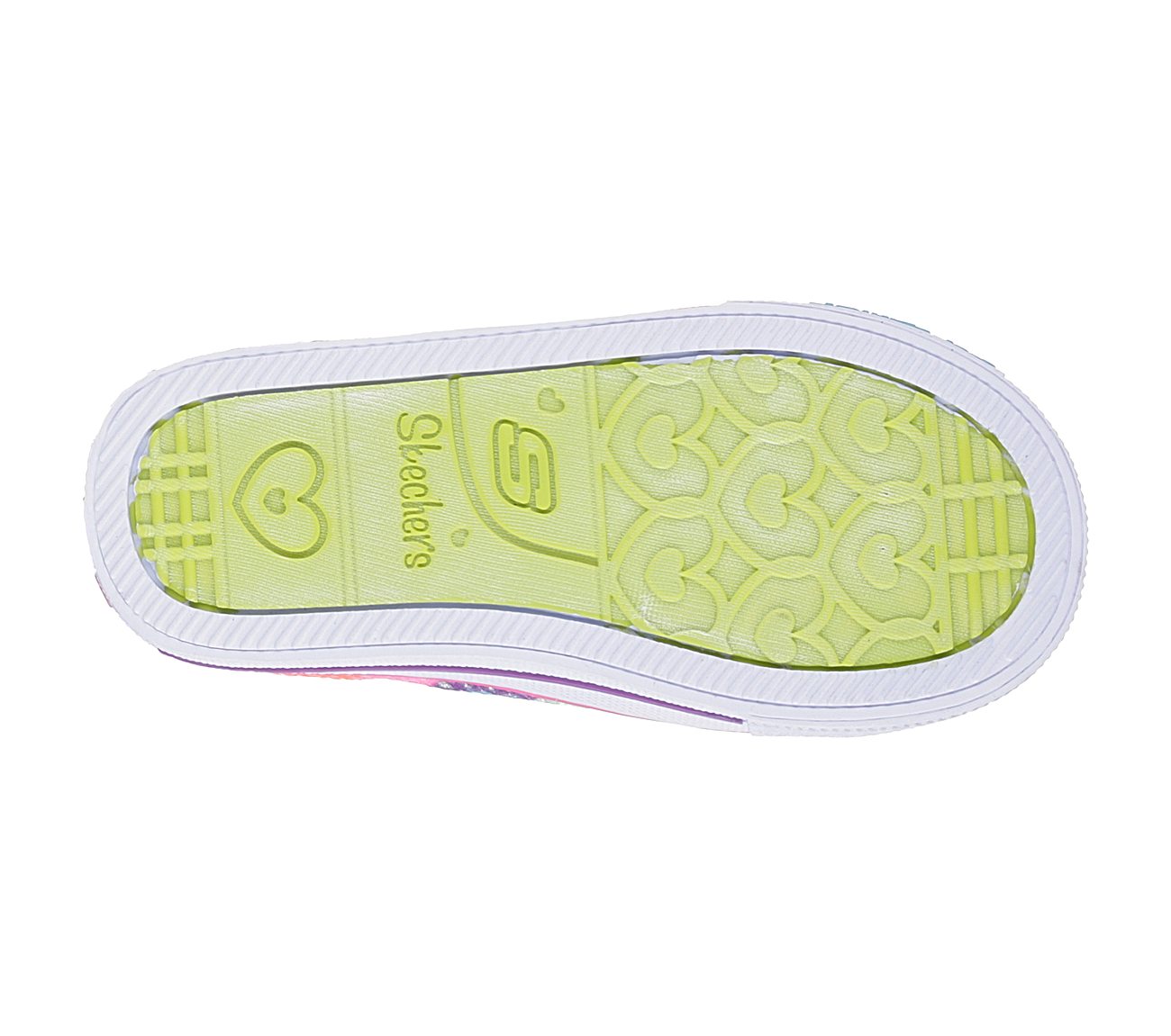  Girls Twinkle Toes: Shuffles - Little Lovely Neon Pink/Multi